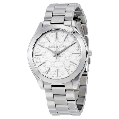 michael kors watch silver runway 28mm single ladies|michael kors silver runway.